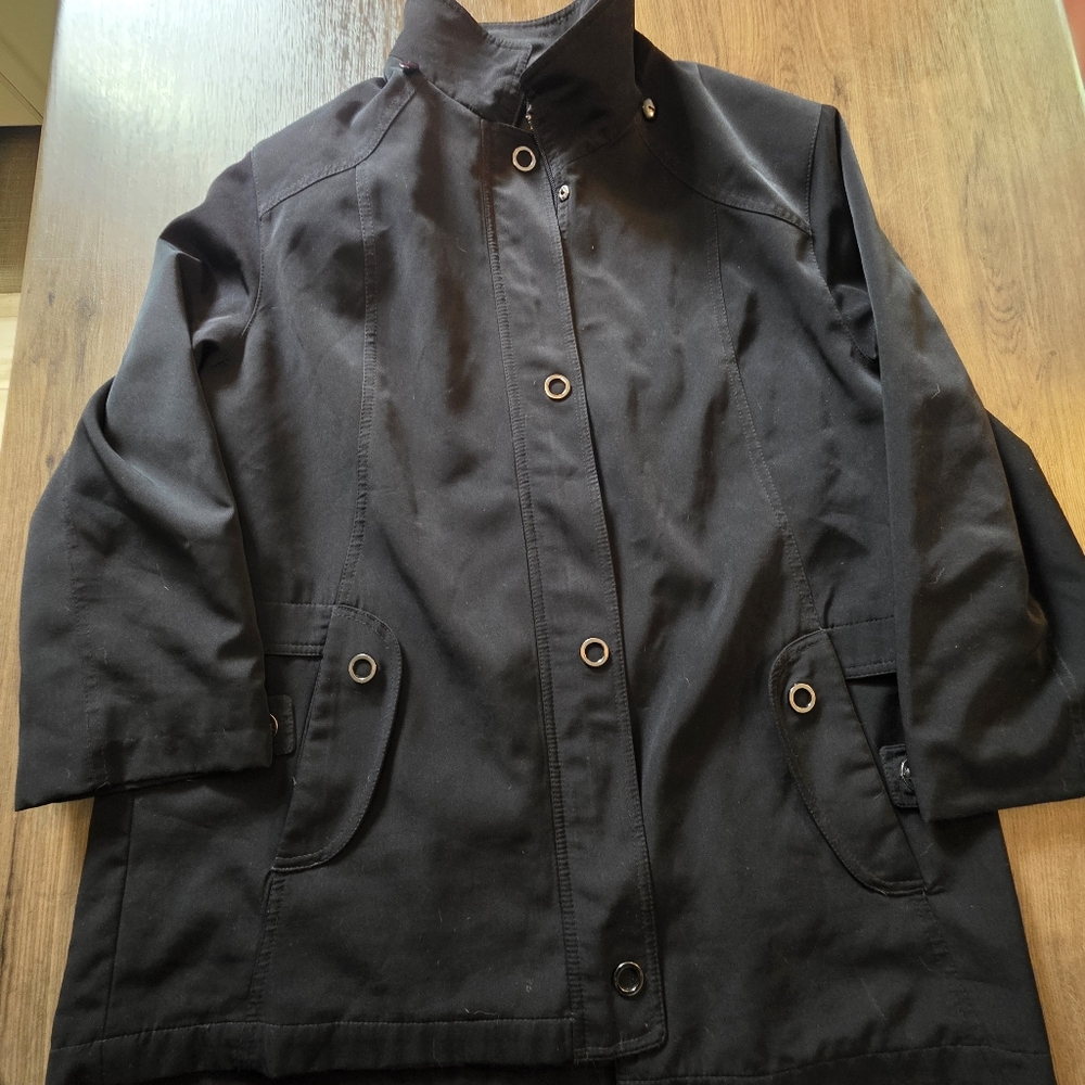 Classic Black Military Field Coat